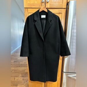Oak + Fort Black Peacoat